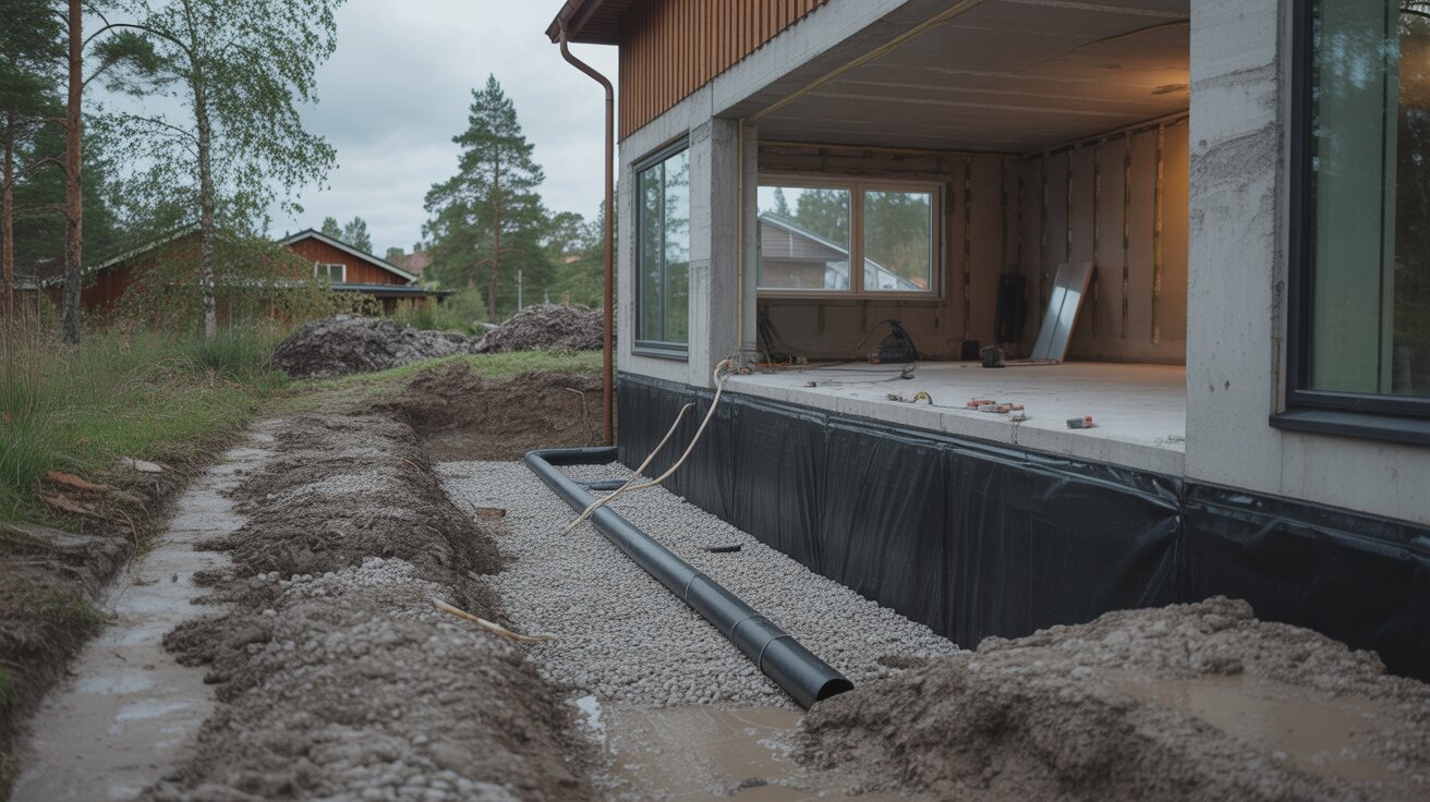 Renovera källare & Dränera husgrund