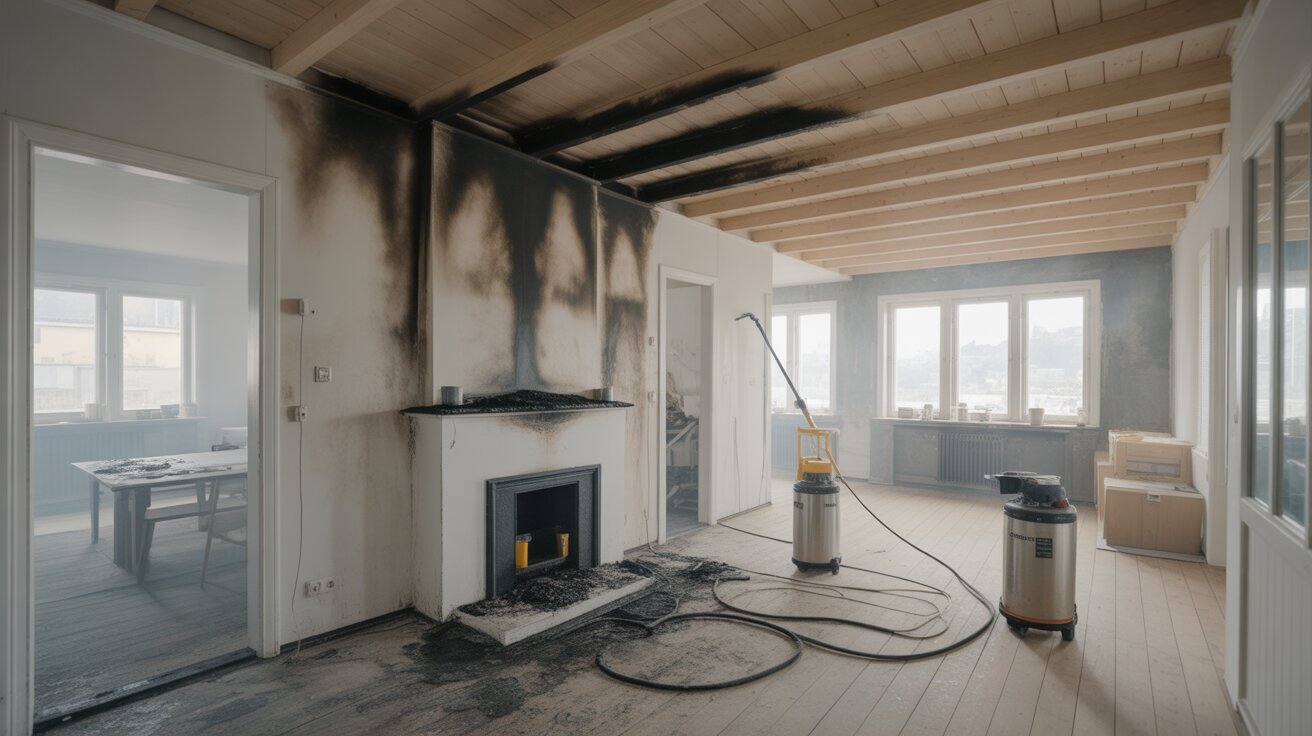 Renovering vid Rökskador & Brandsanering