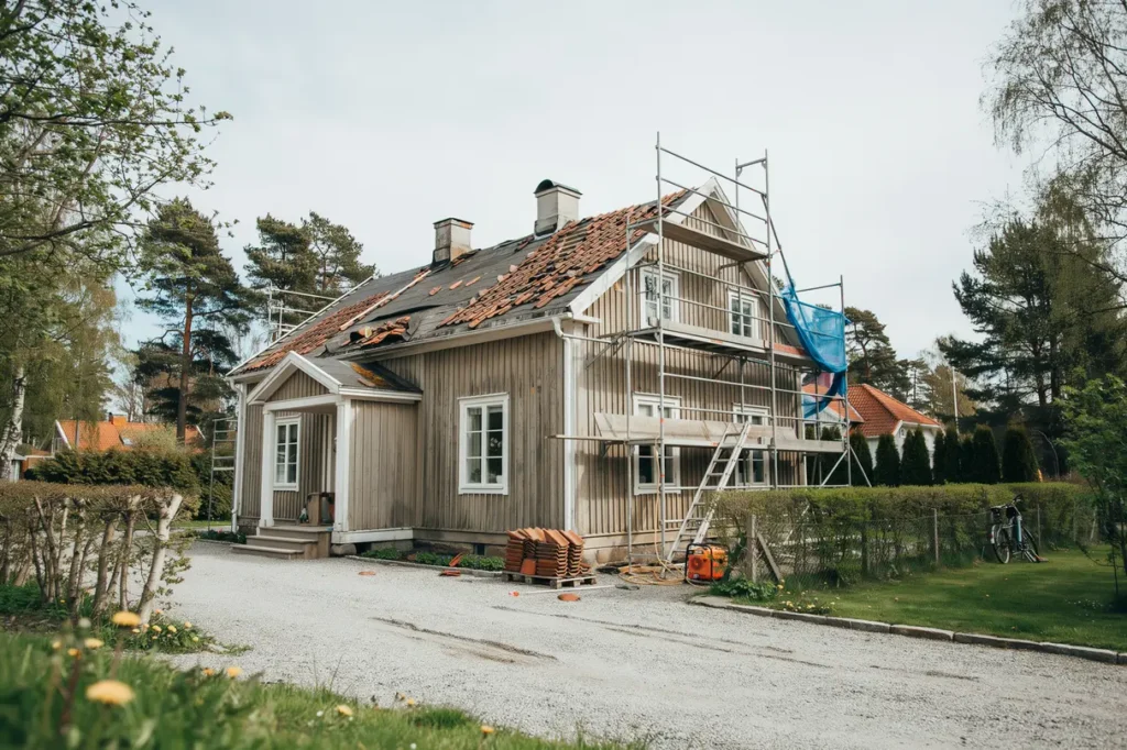 byta tak p villa tecken p att det r dags materialval och kostnad